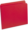 A Picture of product SMD-12710 Smead™ Reinforced Top Tab Colored File Folders Straight Tabs, Letter Size, 0.75" Expansion, Red, 100/Box