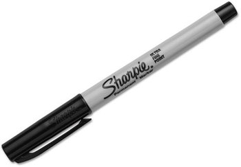Sharpie® Ultra Fine Tip Permanent Marker,  Ultra Fine Point, Black, 5/Pack