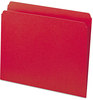 A Picture of product SMD-12710 Smead™ Reinforced Top Tab Colored File Folders Straight Tabs, Letter Size, 0.75" Expansion, Red, 100/Box