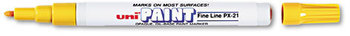 Sanford® uni®-Paint Permanent Marker,  Fine Point, Yellow