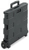A Picture of product SAF-4054BL Safco® 1.2 Cu. Ft. Capacity Stow-Away® Crate,  16-1/2 x 14-1/2 x 39, Black