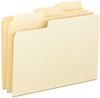 A Picture of product SMD-10380 Smead™ Erasable SuperTab® File Folders 1/3-Cut Tabs: Assorted, Letter Size, 0.75" Expansion, Manila, 24/Pack