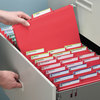 A Picture of product SMD-64096 Smead™ FasTab® Hanging Folders Letter Size, 1/3-Cut Tabs, Red, 20/Box