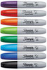 A Picture of product SAN-38250PP Sharpie® Chisel Tip Permanent Marker,  5.3mm Chisel Tip, Assorted, 8/Set