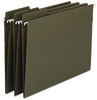 A Picture of product SMD-64137 Smead™ FasTab® Hanging Folders Legal Size, 1/3-Cut Tabs, Standard Green, 20/Box