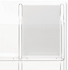 A Picture of product SAF-5603CL Safco® Reveal™ Clear Literature Displays 9 Compartments, 30w x 2d 36.75h,