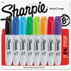 A Picture of product SAN-38250PP Sharpie® Chisel Tip Permanent Marker,  5.3mm Chisel Tip, Assorted, 8/Set