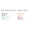 A Picture of product SAN-1739929 uni-ball® Signo 207™ Retractable Gel Pen,  Assorted Ink, Medium, 8/Set