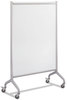 A Picture of product SAF-2014WBS Safco® Rumba™ Whiteboard Collaboration Screen Full Panel 36w x 16d 54h, White/Gray