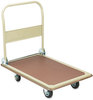 A Picture of product SAF-4078 Safco® FoldAway™ Platform Trucks,  900lb, 24 x 34 x 36, Tropic Sand/Brown