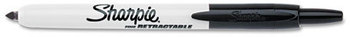 Sharpie® Retractable Permanent Marker,  Fine Point, Black
