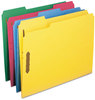 A Picture of product SMD-11975 Smead™ Top Tab Colored Fastener Folders 0.75" Expansion, 2 Fasteners, Letter Size, Assorted Colors, 50/Box