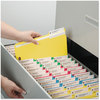 A Picture of product SMD-11975 Smead™ Top Tab Colored Fastener Folders 0.75" Expansion, 2 Fasteners, Letter Size, Assorted Colors, 50/Box