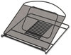 A Picture of product SAF-2161BL Safco® Onyx™ Mesh Laptop Stand 12.25" x 2", Black