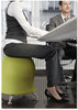 A Picture of product SAF-4750GS Safco® Zenergy™ Ball Chair Backless, Supports Up to 250 lb, Grass Fabric Seat, Silver Base