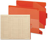 A Picture of product SMD-61950 Smead™ Colored Poly Out Guides with Pockets 1/3-Cut End Tab, 8.5 x 11, Red, 25/Box