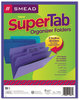 A Picture of product SMD-11989 Smead™ SuperTab® Organizer Folder 1/3-Cut Tabs: Assorted, Letter Size, 0.75" Expansion, Colors, 3/Pack