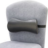 A Picture of product SAF-7154BL Safco® Lumbar Support Memory Foam Backrest 14.5 x 3.75 6.75, Black