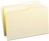 A Picture of product SMD-15320 Smead™ Manila File Folders 1/2-Cut Tabs: Assorted, Legal Size, 0.75" Expansion, 100/Box