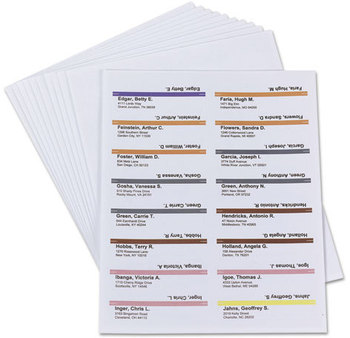 Smead™ Viewables® Hanging Folder Tabs and Labels Label Pack Refill, 1/3-Cut, Assorted Colors, 3.5" Wide, 160/Pack