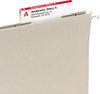 A Picture of product SMD-64915 Smead™ Viewables® Hanging Folder Tabs and Labels Label Pack Refill, 1/3-Cut, Assorted Colors, 3.5" Wide, 160/Pack