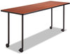 A Picture of product SAF-2074BL Safco® Impromptu® Series T-Leg & Post Leg Table Base,  5 1/4w x 5 1/4d x 28h, Black