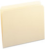 A Picture of product SMD-10310 Smead™ Reinforced Tab Manila File Folder Folders, Straight Tabs, Letter Size, 0.75" Expansion, 11-pt 100/Box