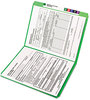 A Picture of product SMD-12110 Smead™ Reinforced Top Tab Colored File Folders Straight Tabs, Letter Size, 0.75" Expansion, Green, 100/Box