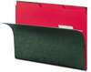 A Picture of product SMD-10267 Smead™ Interior File Folders 1/3-Cut Tabs: Assorted, Letter Size, 0.75" Expansion, Red, 100/Box