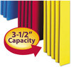 A Picture of product SMD-74892 Smead™ Colored File Pockets 3.5" Expansion, Legal Size, Assorted Colors, 5/Pack