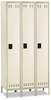 A Picture of product SAF-5525TN Safco® Single-Tier Lockers Three-Column Locker, 36w x 18d 78h, Two-Tone Tan