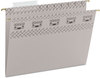 A Picture of product SMD-64092 Smead™ TUFF® Hanging Folders with Easy Slide™ Tab Letter Size, 1/3-Cut Tabs, Steel Gray, 18/Box