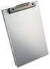 A Picture of product SAU-11017 Saunders Redi-Rite™ Aluminum Storage Clipboard,  1" Capacity, Holds 8-1/2w x 12h, Silver