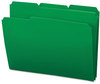 A Picture of product SMD-10502 Smead™ Top Tab Poly Colored File Folders 1/3-Cut Tabs: Assorted, Letter Size, 0.75" Expansion, Green, 24/Box