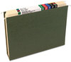 A Picture of product SMD-64279 Smead™ Box Bottom Hanging File Folders 3" Capacity, Letter Size, Standard Green, 25/Box