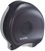 A Picture of product SJM-R2000TBK San Jamar® Single Jumbo Bath Tissue Dispenser,  10 1/4 x 5 5/8 x 12, Black Pearl