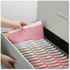 A Picture of product SMD-12643 Smead™ Colored File Folders 1/3-Cut Tabs: Assorted, Letter Size, 0.75" Expansion, Pink, 100/Box