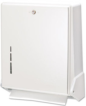 San Jamar® True Fold™ C-Fold/Multifold Towel Dispenser,  White, 11 5/8 x 5 x 14 1/2