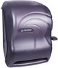 A Picture of product SJM-T1190TBK San Jamar® Lever Roll Towel Dispenser,  Oceans, Black Pearl, 12 15/16 x 9 1/4 x 16 1/2