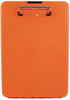 A Picture of product SAU-00579 Saunders SlimMate Storage Clipboard,  1/2" Capacity, Holds 8 1/2w x 12h, Safety Orange