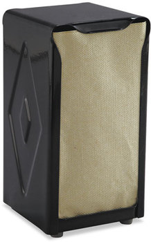 San Jamar® Tabletop Napkin Dispenser,  Tall Fold, 3 3/4 x 4 x 7 1/2, Capacity: 150, Black