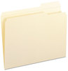 A Picture of product SMD-10337 Smead™ Reinforced Tab Manila File Folder Folders, 1/3-Cut Tabs: Right Position, Letter Size, 0.75" Expansion, 11-pt 100/Box