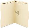 A Picture of product SMD-14547 Smead™ Top Tab Fastener Folders Recycled 1/3-Cut Tabs: Assorted, 0.75" Expansion, 2 Fasteners, Letter Size, Manila Exterior, 50/Box