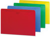 A Picture of product SMD-75613 Smead™ Colored File Jackets with Reinforced Double-Ply Tab Straight Letter Size, Assorted Colors, 100/Box