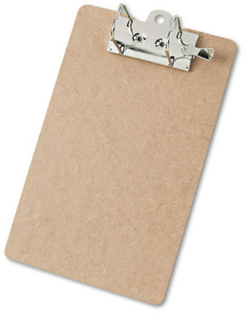 Saunders Recycled Arch Clipboard,  2" Capacity, Holds 8 1/2"w x 12"h, Brown