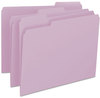A Picture of product SMD-12443 Smead™ Colored File Folders 1/3-Cut Tabs: Assorted, Letter Size, 0.75" Expansion, Lavender, 100/Box