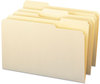 A Picture of product SMD-15330 Smead™ Manila File Folders 1/3-Cut Tabs: Assorted, Legal Size, 0.75" Expansion, 100/Box