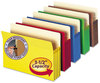 A Picture of product SMD-73892 Smead™ Colored File Pockets 3.5" Expansion, Letter Size, Assorted Colors, 5/Pack