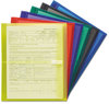 A Picture of product SMD-89669 Smead™ Poly Side-Load Envelopes Fold-Over Closure, 9.75 x 11.63, Assorted Colors, 6/Pack