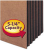 A Picture of product SMD-74274 Smead™ Redrope Drop-Front File Pockets with Fully Lined Gussets 5.25" Expansion, Legal Size, 10/Box